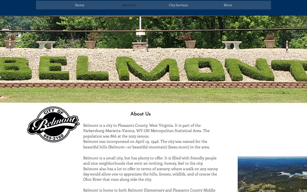 Belmont criminal history city incorporation and local record context
