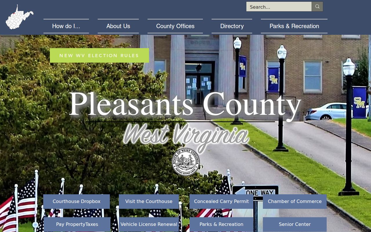 Pleasants County criminal history government records gateway